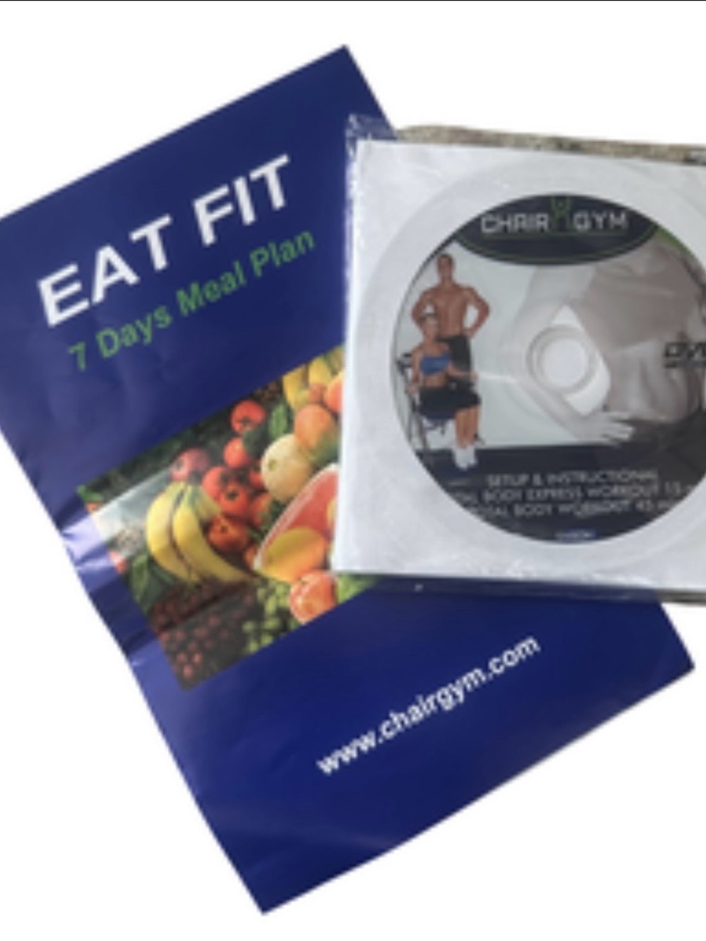 5/$5 ChairGym 6 DVD Workouts & 7 Day Meal Plan Guide